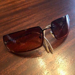 Versace Wrap Around Ombre Sunglasses